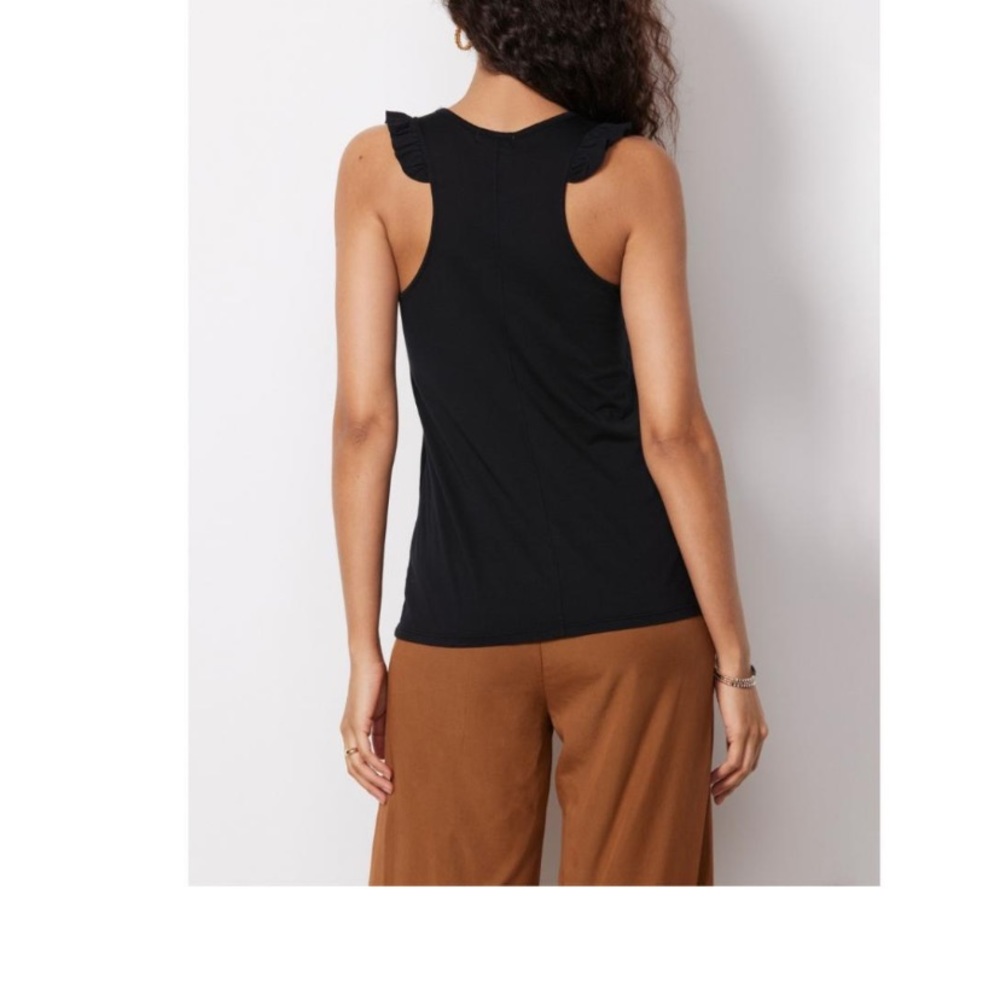 La Made Esme Ruffled Racer Tank - Picture 3 of 6